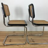 4 chairs Cesca B32 by Marcel Breuer