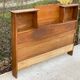 Wooden headboard with storage niches 135cm