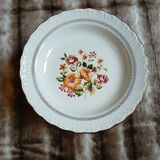 12 assiettes creuses anciennes "Capri "