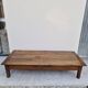 Rustic farmhouse coffee table with two drawers, solid oak, 19th century - 1.97m