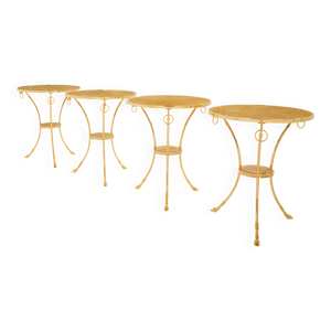 Set de 4 guéridons néoclassiques - maison
