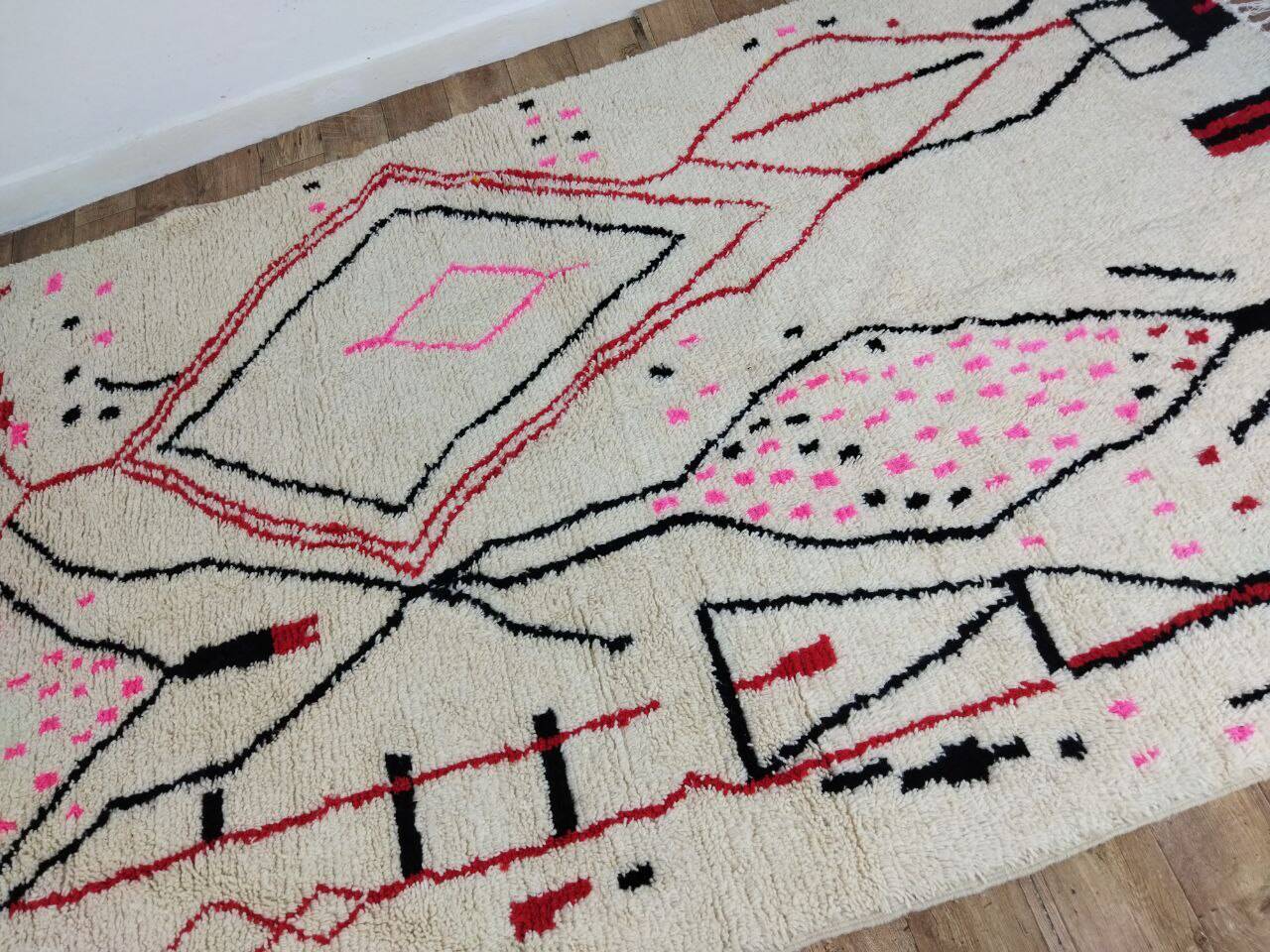 Handmade Moroccan Berber rug 310 X 194 CM