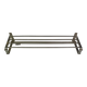 Art Deco coat rack in the style of a train carriage, 1930s.