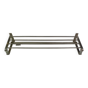 Art Deco coat rack in the style of a train carriage, 1930s.