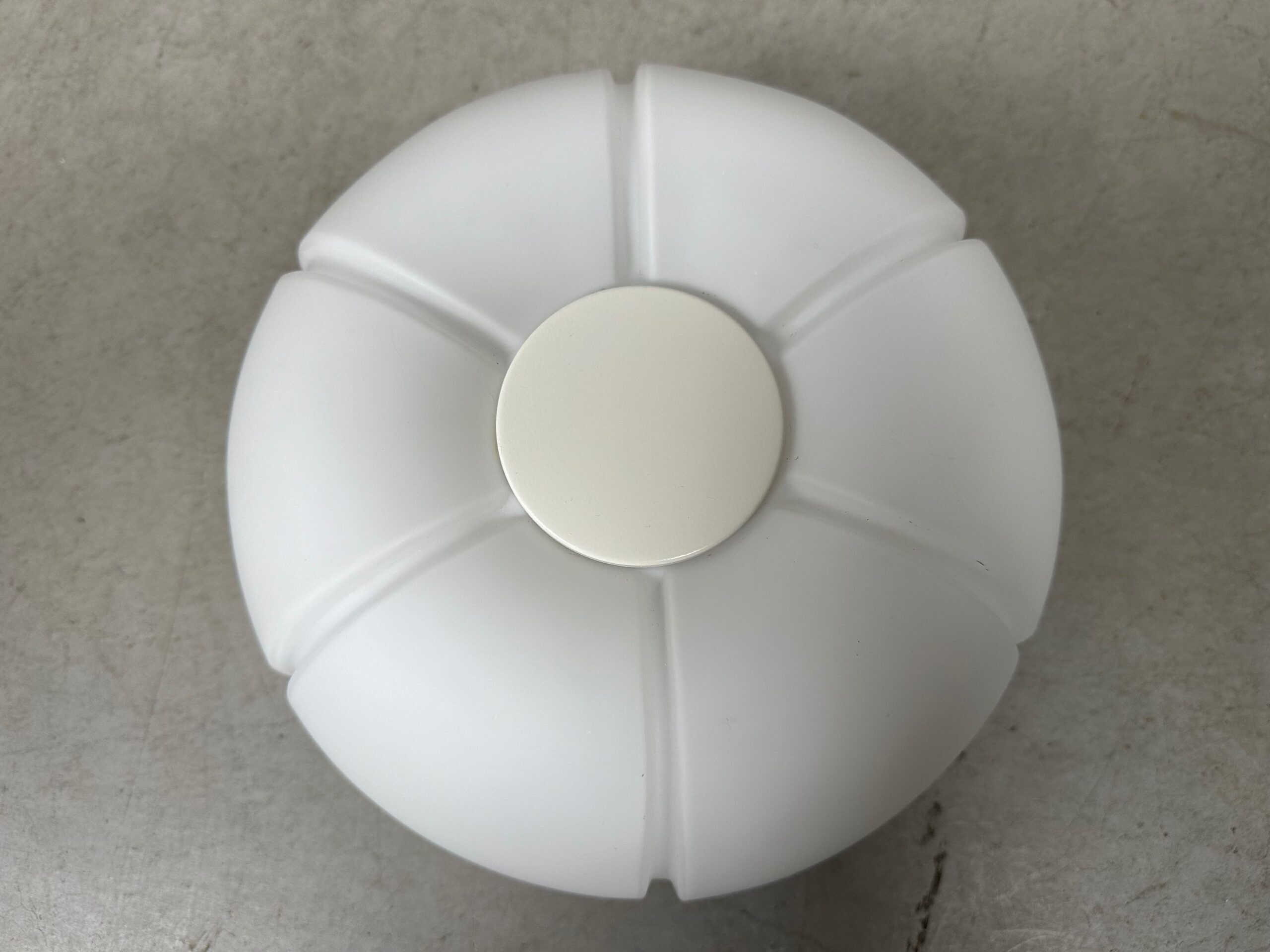 Vintage opaline ceiling lamp – Glashütte Limburg