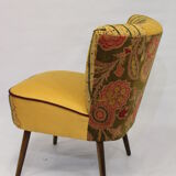 Chair vintage year 50 tissue "Lelièvre"