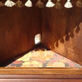 Louis XIII style corner cupboard