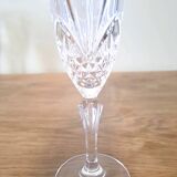 8 flûtes à champagne en cristal