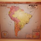 Vidal-Lablache 50s educational wall map