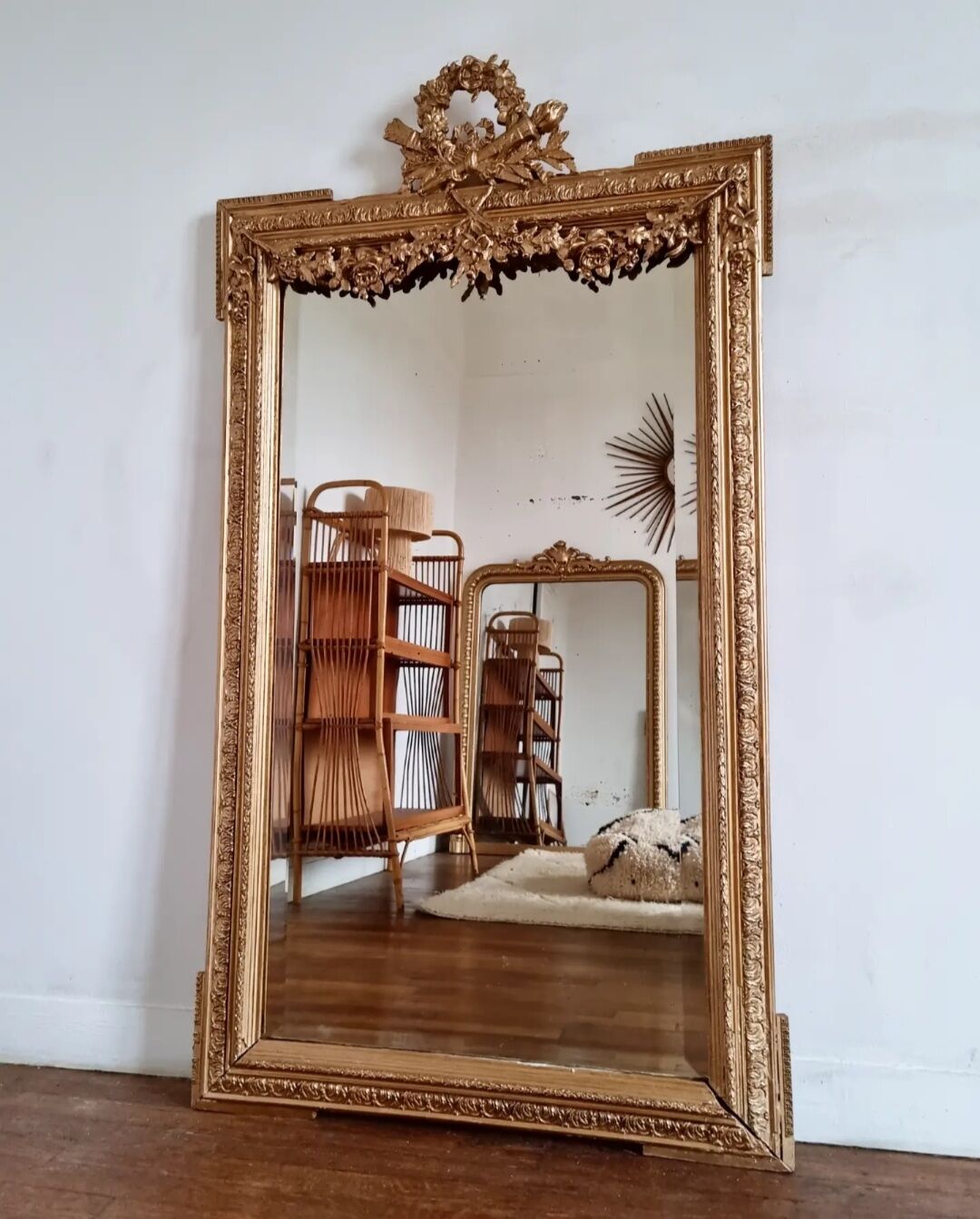 Old mirror Napoleon III