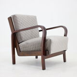 1940s Art Deco Armchair, Czechoslovakia