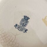 Soupière ancienne en terre de fer « Tulipes » Gien