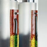 Large wall lamp by Angelo Brotto for Esperia, Italy, 1970s.