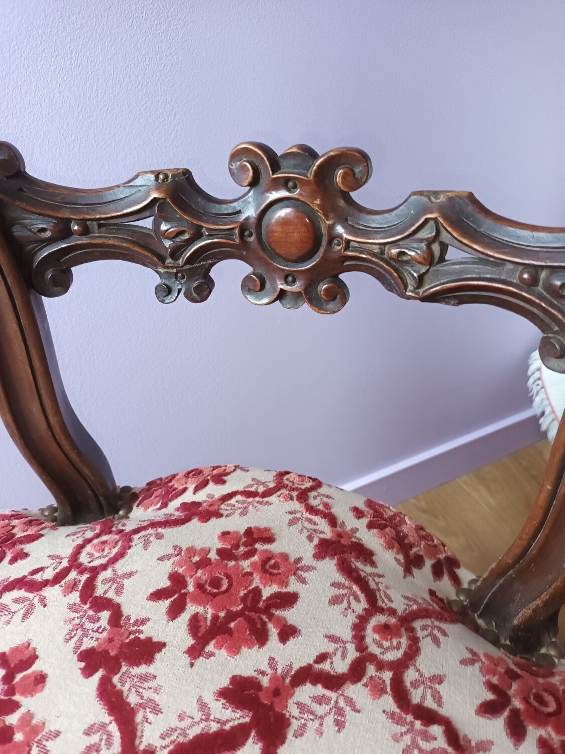 Carved antique chair