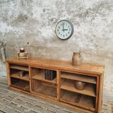 Antique display cabinet school cabinet oak sideboard 250 cm