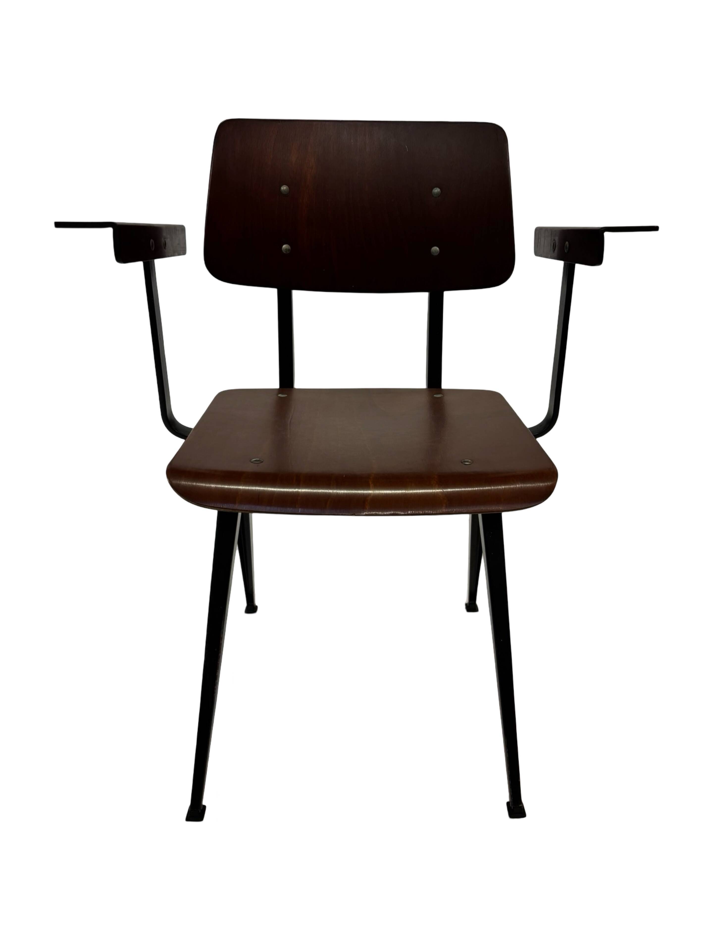 Vintage Galvanitas S16 chair with armrests, 1960 Netherlands Design