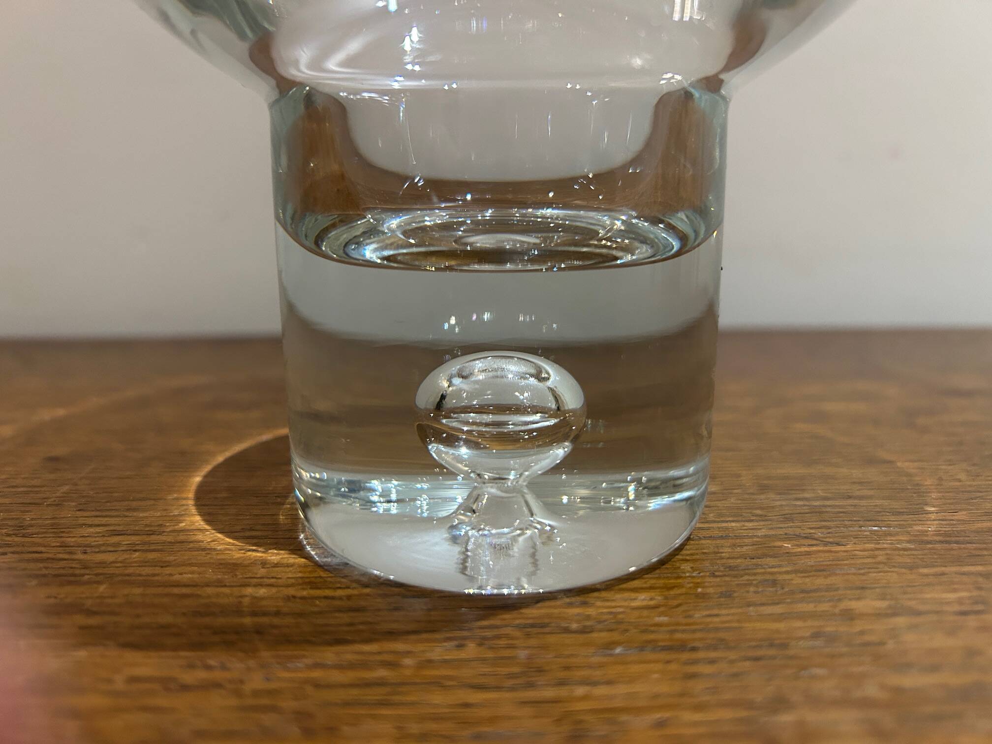 Bubble crystal candle holder