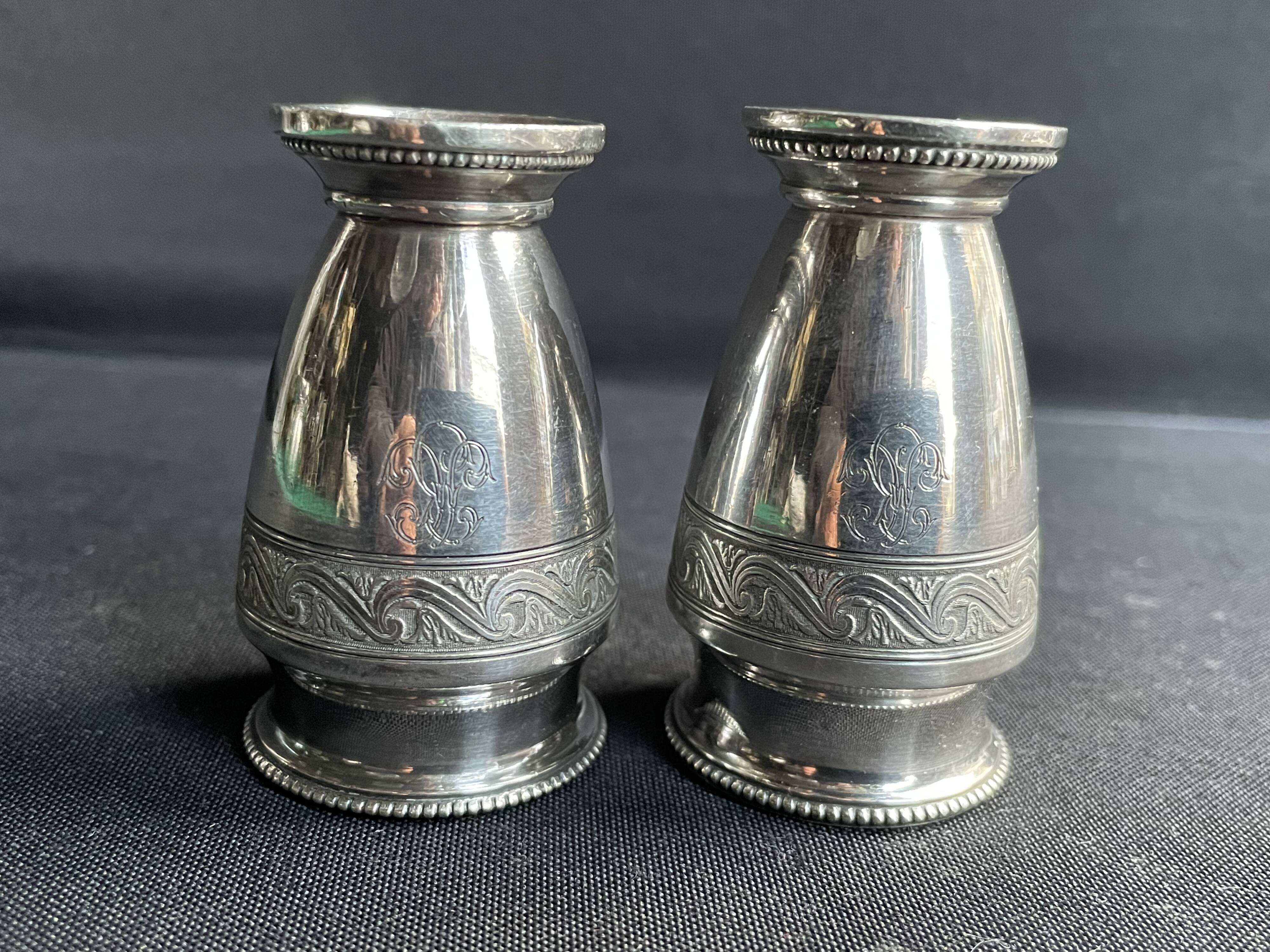 Rare pair of small Christofle vases