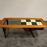 Table basse bar caché par Alfred Hendrickx pour Belfom, années 1950