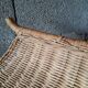 Wall shelf or to be placed in unique Japanese style rattan vintage pagoda