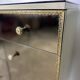 Commode italienne en verre miroir vintage 1960