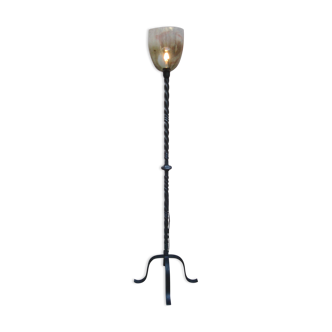 Brutalist floor lamp