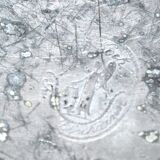 Old hollow plate dish in Tin "Koch Blockzinn"