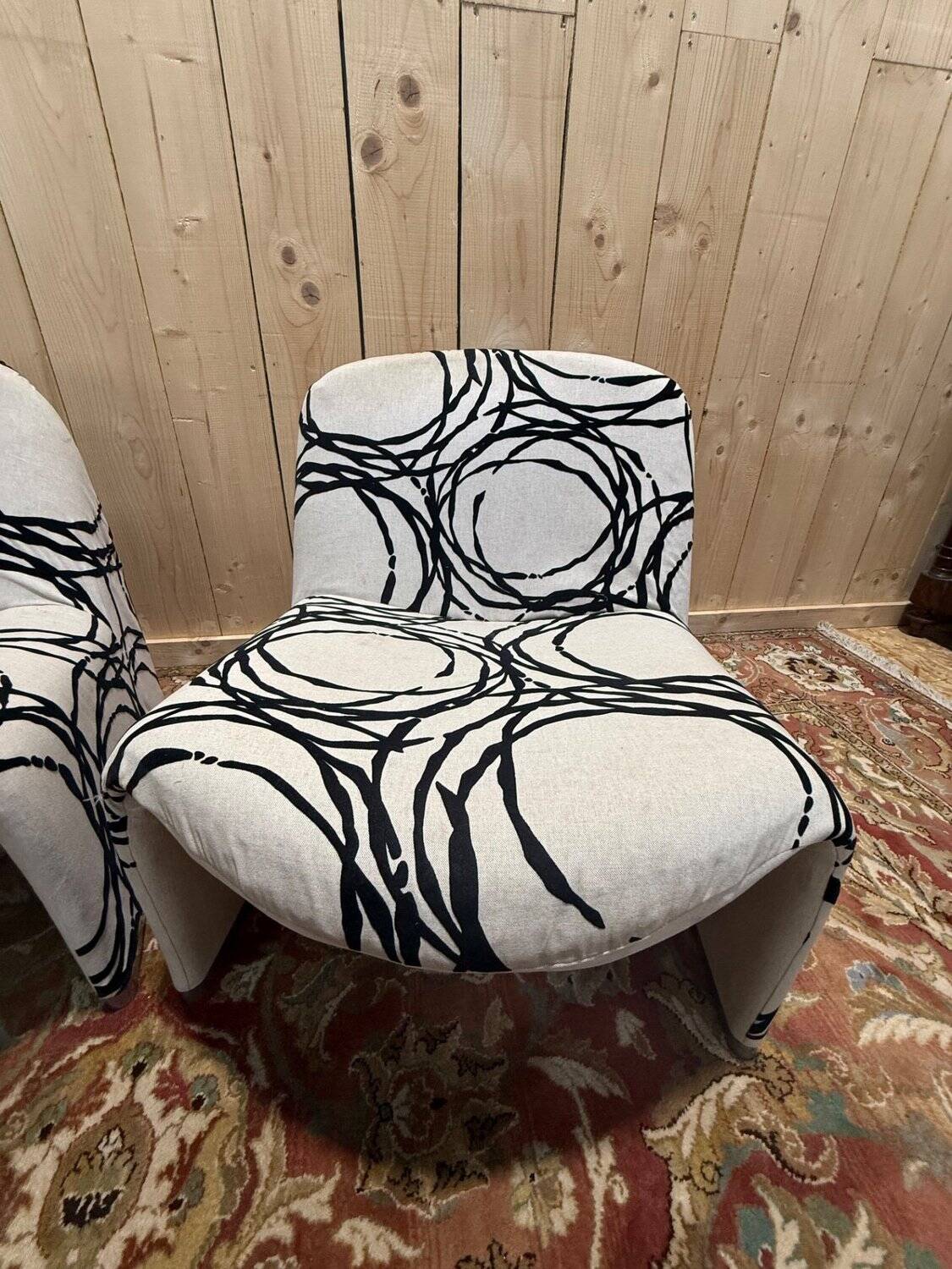 Pair of Alky Piretti armchairs