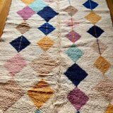 Berber handmade rug Beni Ouarain 100% wool