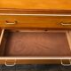 Vintage blond wood chest of drawers, circa 60s