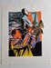 Jazz Screenprint - Musicians on Saxophone and Trumpet, Atelier Images, Paris (32 x 45 cm)