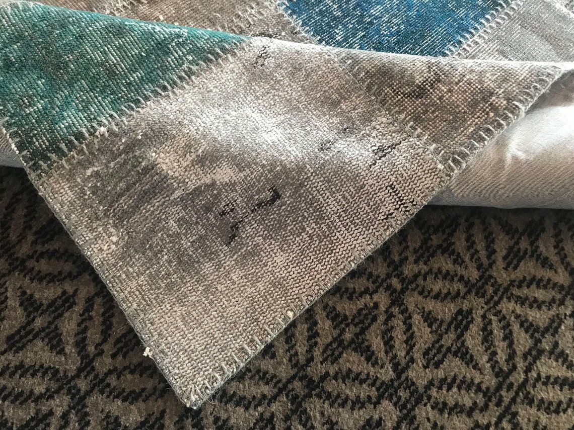Modern turkish patchwork carpet