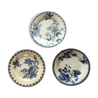 Plates made Gien, Terre de Fer