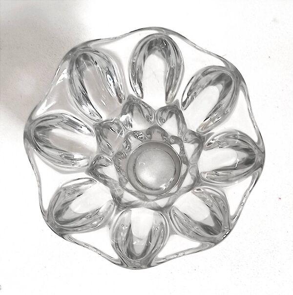 Vase PIerre D'Avesn cristal Nid d'abeille Hauteur 20,7 cm