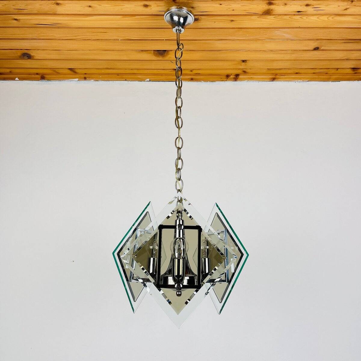Art glass pendant by Fontana Arte, Italy, 1970s