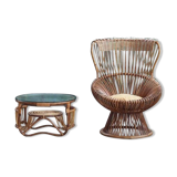 Chair and coffee table Margherita Franco Albini Bonacina