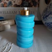 Old blue opaline lamp base