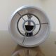 Lamp in black resin and chrome metal 70s