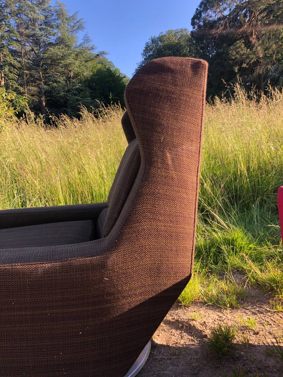 Vintage Airborn swivel armchair