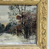 Gabrielle - Oil on Canvas "Snowy Forest"