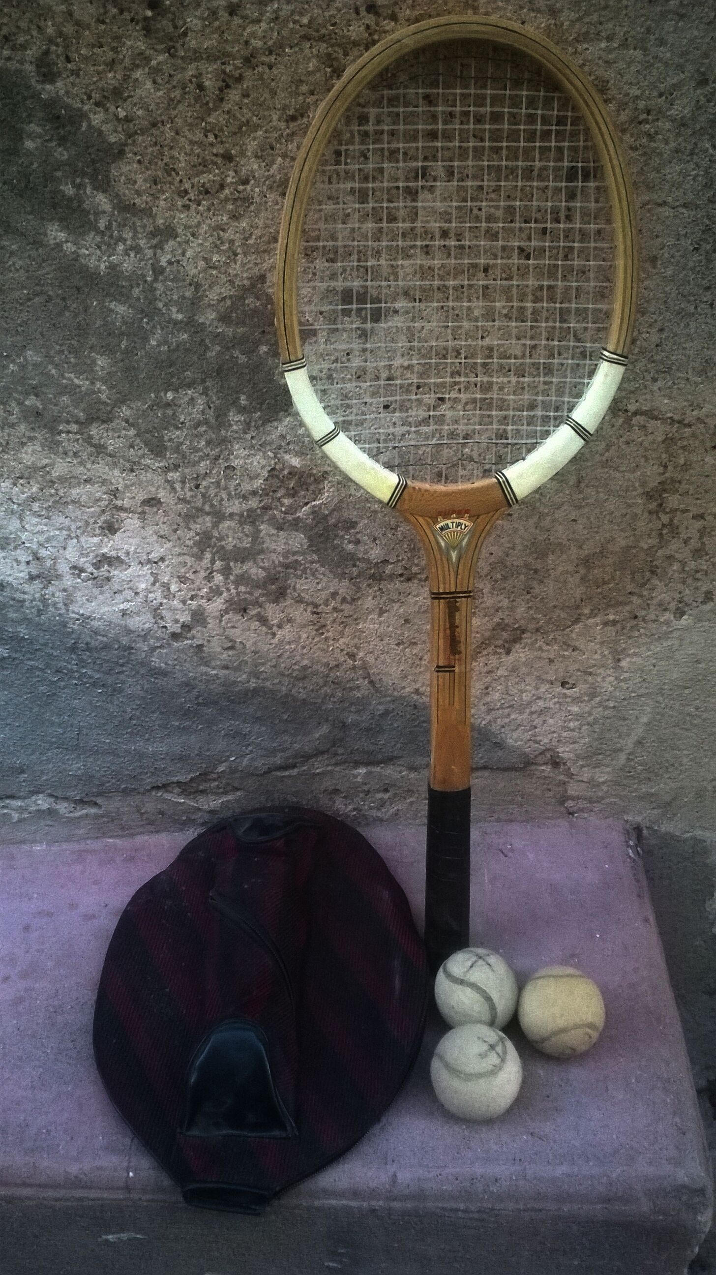 Vintage tennis racket