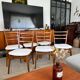 Old vintage Scandinavian style chair X6