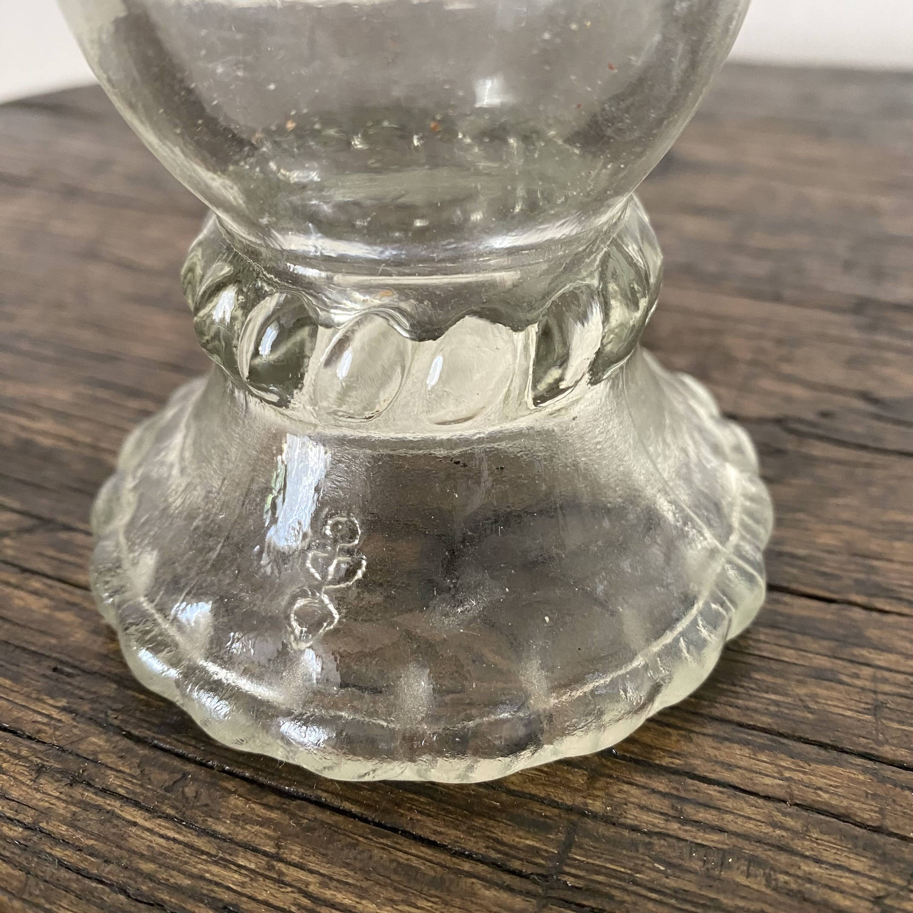Bonbonnière en verre , bocal en verre avec couvercle