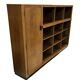 Art Deco XL Wall Cabinet Bookcase 1930s Oak Open Cabinet The Netherlands