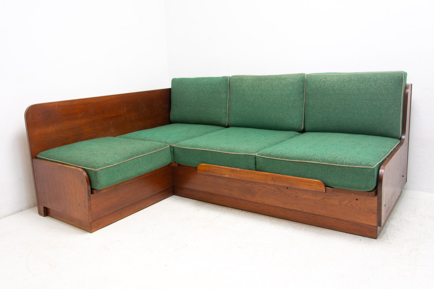 Mid Century Corner Folding Sofabed, 1960´s, Czechoslovakia