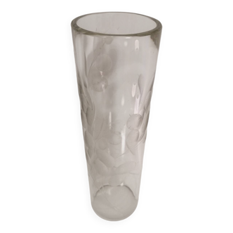 Vase par Marco Varisco - cristal d'art - Treviso, Italie