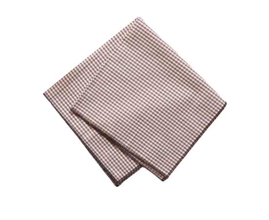 BHV - brown little vichy towel