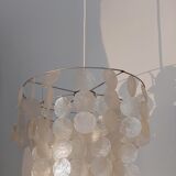 Mother-of-pearl pendant lamp 1970 vintage