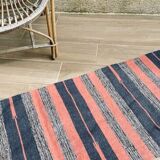 Tapis Kilim coton Années 1980