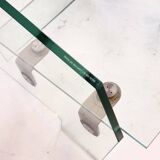 Rare design chair made entirely of tempered glass